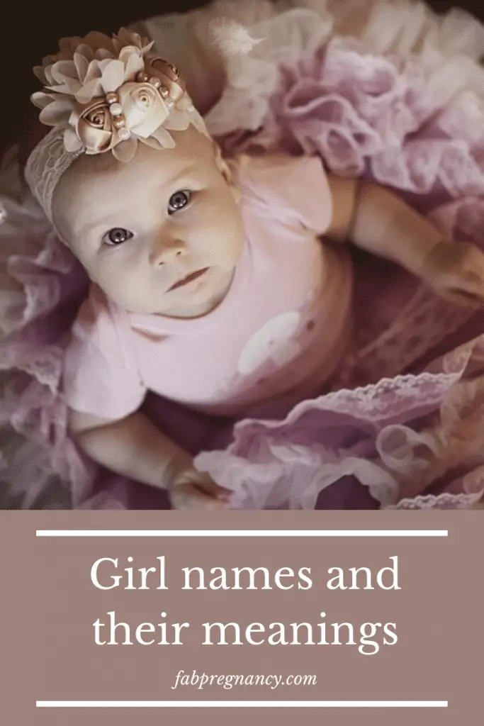 Girl names and their meanings